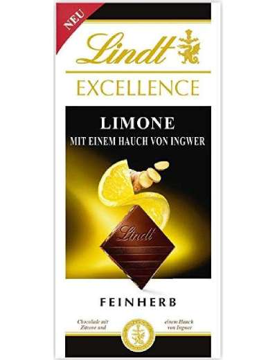 LINDT EXCELLENCE LIMONE ZENZERO TAVOLETTA GR 100