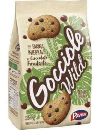 PAVESI GOCCIOLE WILD CON FARINA INTEGRALE E FONDENTE GR 350