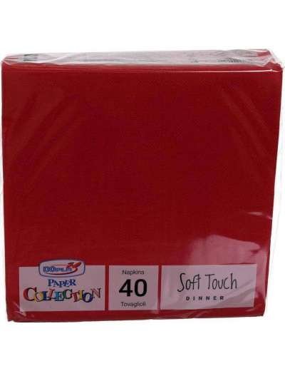 DOPLA TOVAGLIOLI ROSSI 2 VELI SOFT TOUCH PZ 40