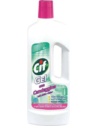 CIF LIQUIDO GEL CON CANDEGGINA 750 ML