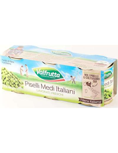 VALFRUTTA 3X400 PISELLI MEDI KG 1