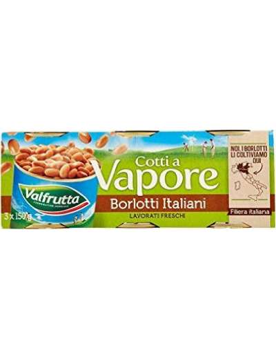 VALFRUTTA 3X150 GR BORLOTTI FAGIOLI GR 450