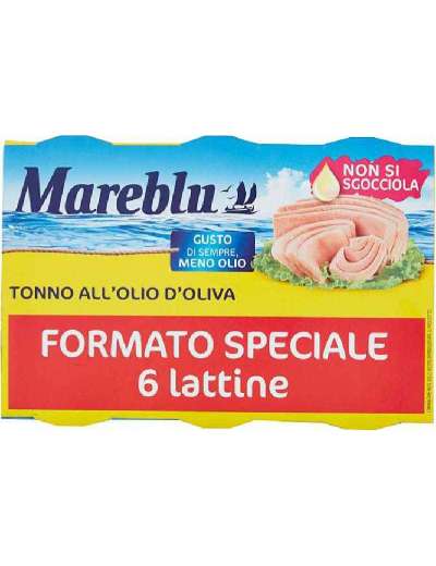 MAREBLU' TONNO OLIO D'OLIVA 6X60 GR 360