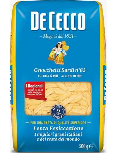 DE CECCO 83 GNOCCHETTI SARDI GR 500