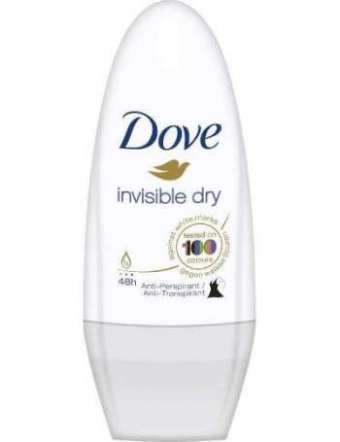 DOVE DEODORANTE ROLL ON INVISIBLE DRY 50 ML