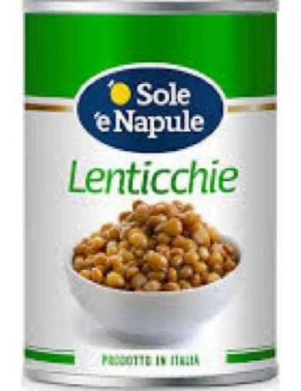 'O SOLE 'E NAPULE LENTICCHIE LESSATE GR 400