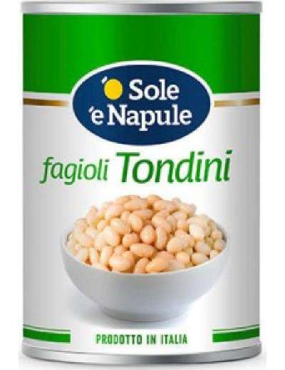 'O SOLE 'E NAPULE FAGIOLI TONDINI LATTINA GR 400