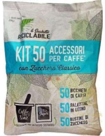 KIT 50 ACCESSORI PER CAFFE' PZ 1
