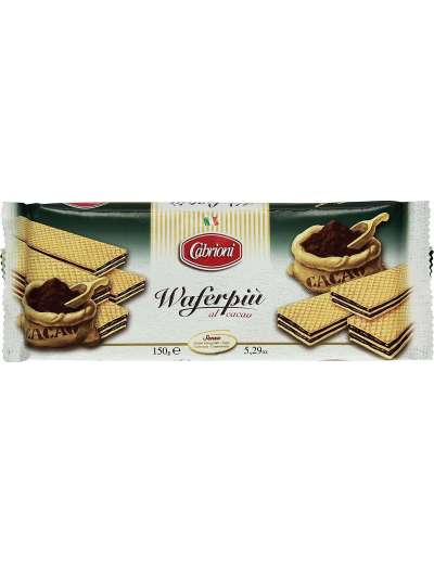 CABRIONI WAFER PIU CACAO GR 150