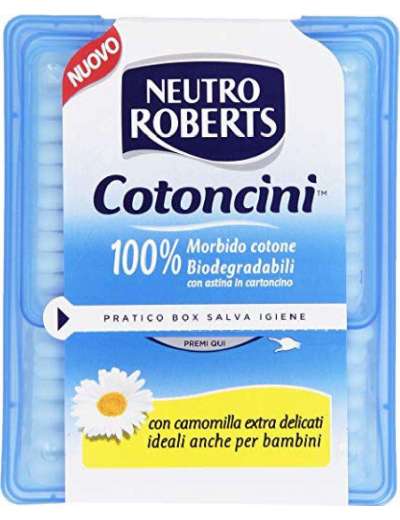 NEUTRO ROBERTS BASTONCINI COTONCINI BIODEGRADABILI PZ 260