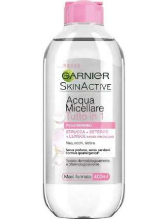 GARNIER ACQUA MICELLARE TUTTO IN 1 DETERGENTE PELLI SENSIBILI 400 ML