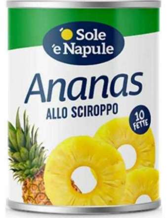 'O SOLE 'E NAPULE ANANAS SCIROPPO GR 565
