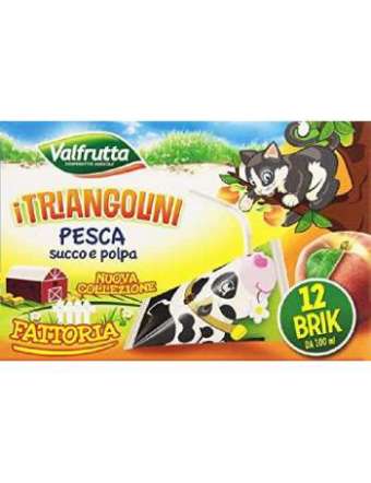 VALFRUTTA PESCA TRIANGOLINI BRIK 10X12 CL