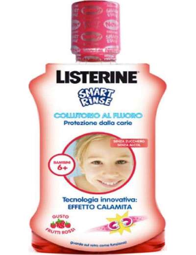 LISTERINE COLLUTORIO KIDS ANNI 6+ FRUTTI ROSSI 500 ML