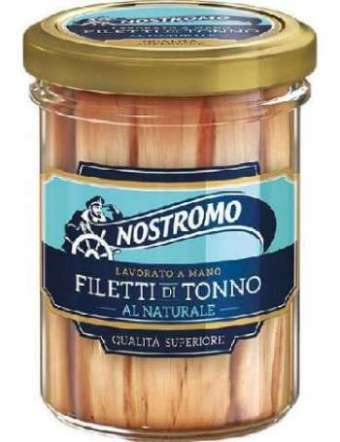 NOSTROMO FILETTI TONNO NATURALE GR 180