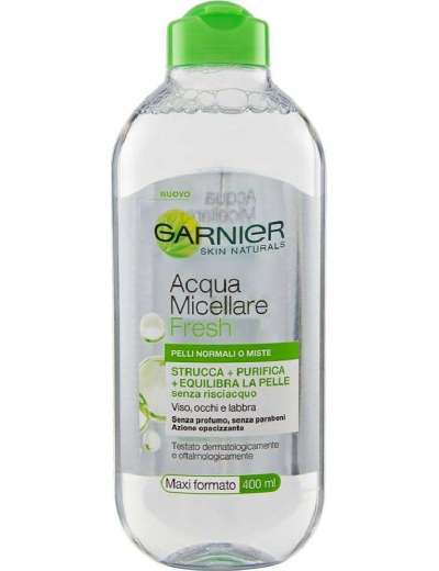 GARNIER ACQUA MICELLARE FRESH PELLI NORMALI O MISTE 400 ML