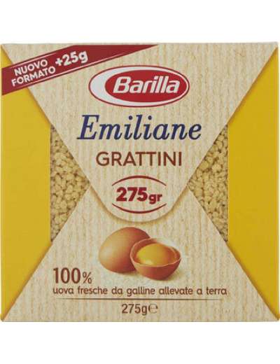 BARILLA GRATTINI UOVO PASTA SEMOLA GR 275