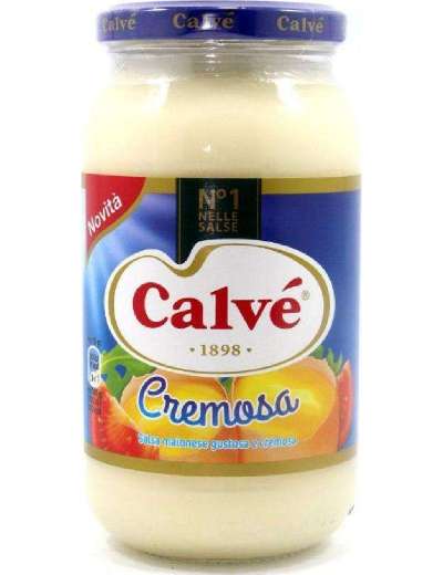 CALVE' MAIONESE CREMOSA VASO VETRO ML 450