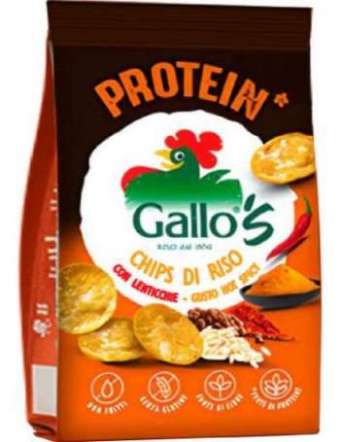 GALLO'S CHIPS PROTEIN HOT SPICY GR 40